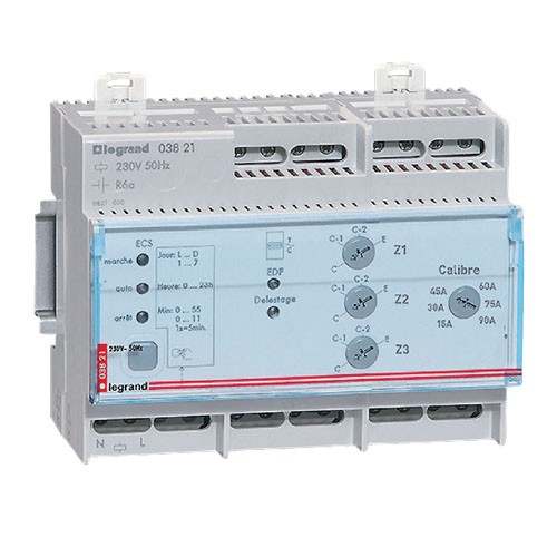 Commande pour chauffage électrique 3 zones - 003821- Legrand