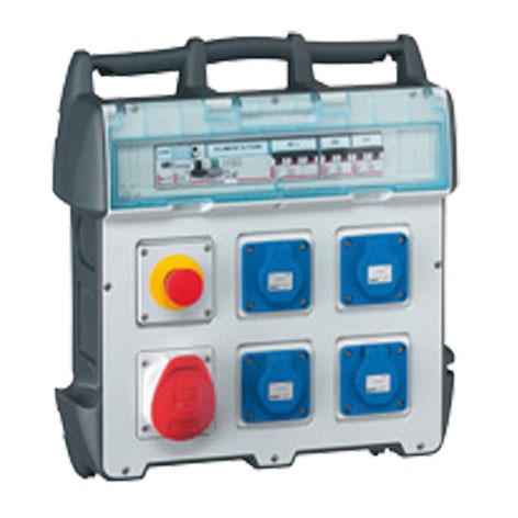 Coffret de chantier 4 broches domestiques 40A - 400V - 058953 - Legrand