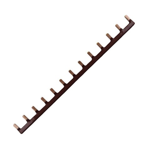 Barre de pontage marron (phase) - 13 modules - KB163P - Hager