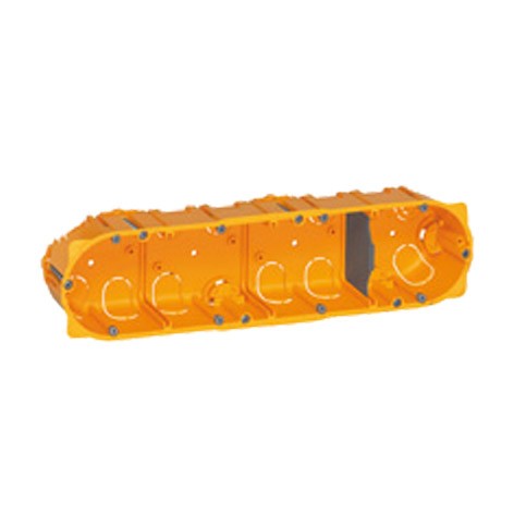 Boîte pour cloison sèche - 4 postes - prof. 40 - 080044 - Legrand