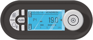 Enjoliveur Céliane pour thermostat , programmateur chauffage ou Tuner FM - Graphite - 067992 - Legrand