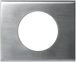 Plaque Céliane - Matières - Inox brossé - 1 poste - 069101 - Legrand