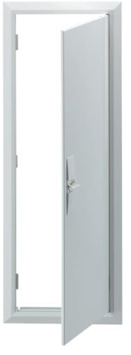 Cadre avec porte pour bac d'encastrement 1 travée Gamma+13 - GF413E - Hager