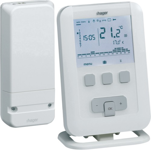 Kit thermostat Digital Radio - EK560 -Hager