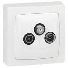 Prise TV/FM Sat 2150mhz - saillie complet - 086042- LEGRAND