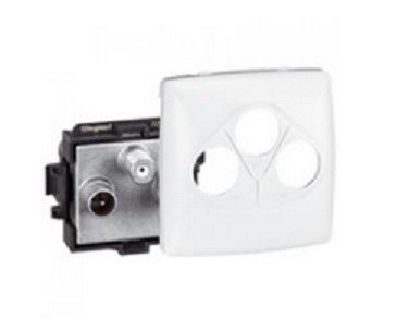 Prise TV-R-SAT en saillie - 086142- LEGRAND