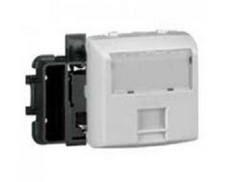 Prise RJ45 -catégorie 6-  9 contacts  – saillie composable – 086147- Legrand