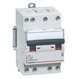 Disjoncteur DX3 6000 - Tétrapolaire - 400V - de 4 à 63A - Vis/Vis - Legrand