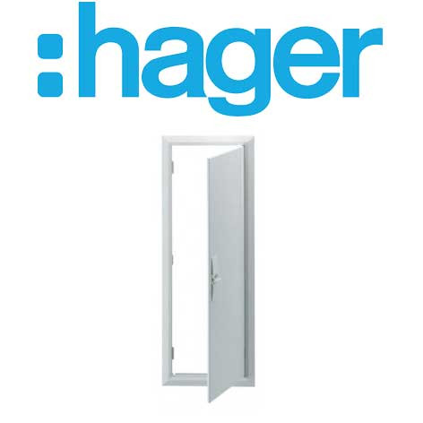 Hager - Portes pour bacs d'encastrement