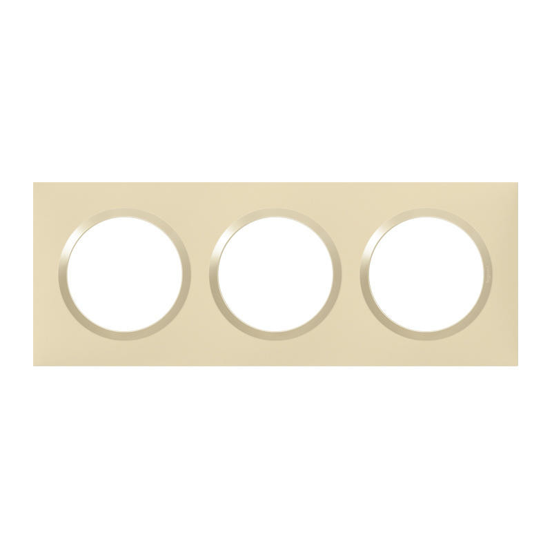 Plaque de finition carrée 3 Postes – Dooxie – Legrand