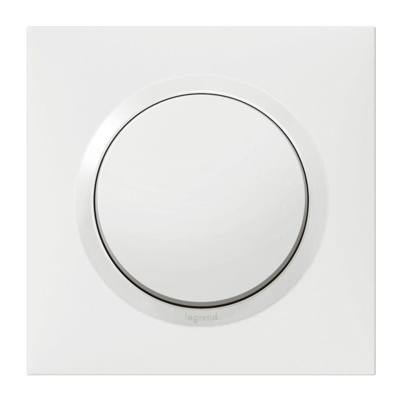 Poussoir simple complet Dooxie One 6A – 250V – Blanc – 600705 – Legrand