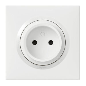 Prise de courant 2P à puits complet Dooxie One 16A - Blanc - 600734 - Legrand