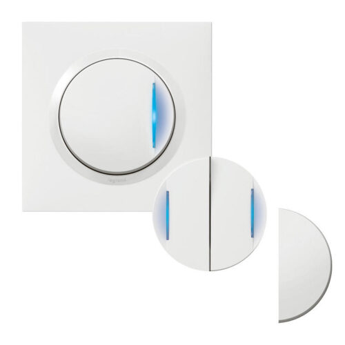 Transformeur réversible lumineux complet Dooxie One 16A - Blanc - 600730 - Legrand