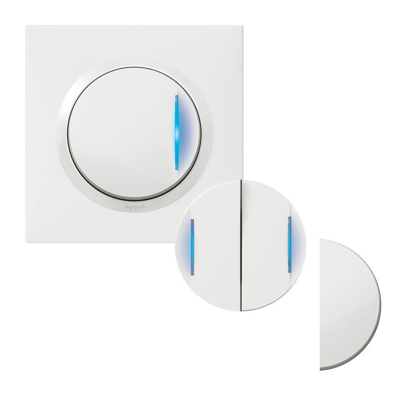 Transformeur réversible lumineux complet Dooxie One 16A Blanc – 600730 – Legrand