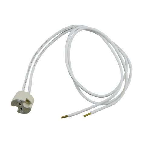 Douille Steatite G4-G5,3-G6,35. avec fil 40cm