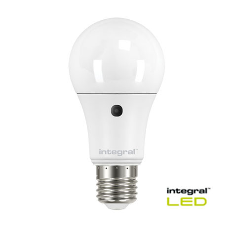 Ampoule LED Crépusculaire 9,5W-60W 806lm 2700K cuLot E27 - ILGLSE27SC043 - Integral Led