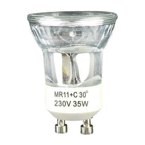 Ampoule Halogène Dichroïque MR11 230V 35W 30° GU10