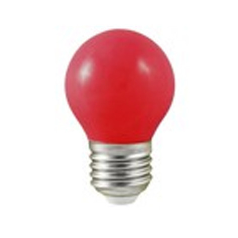 Ampoule Sphérique Couleur rouge 240V 15W E27