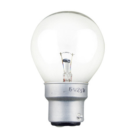 Ampoule à  incandescence B22D 45X70 6V 25W