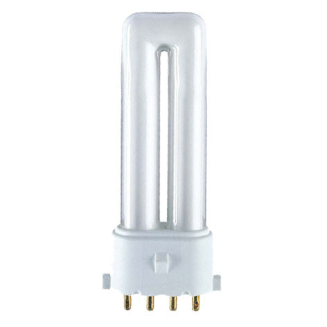 Ampoule Dulux S/E 7W économique Blanc de Luxe cuLot 2G7