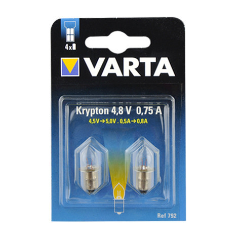 Ampoule pour lampe torche 4,8V 0,75A - 792 - Varta