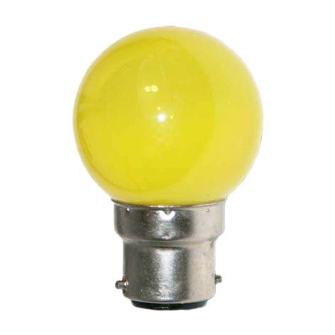 Ampoule 4 Led SMD - 0,62W - Jaune - B22 - 65682-1PC - Festilight