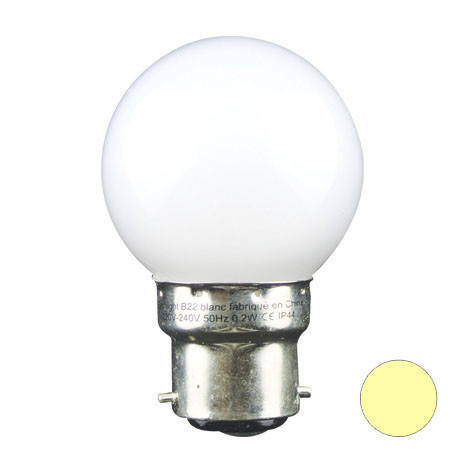 Ampoule 4 LED SMD - 0,62W - Blanc Chaud - B22 - 65682-9PC - Festilight