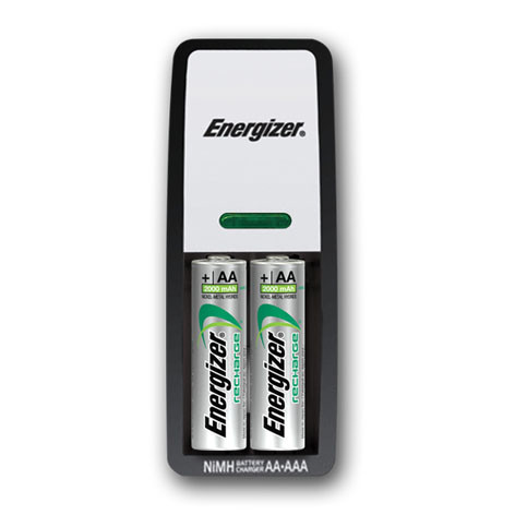 Mini Chargeur 2 Canaux Energizer - pour accu AA et AAA