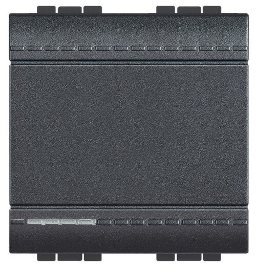 Va-et-vient à bascule 16AX 250V~ 2 modules - Livinglight - Anthracite - L4003M2A - BTicino
