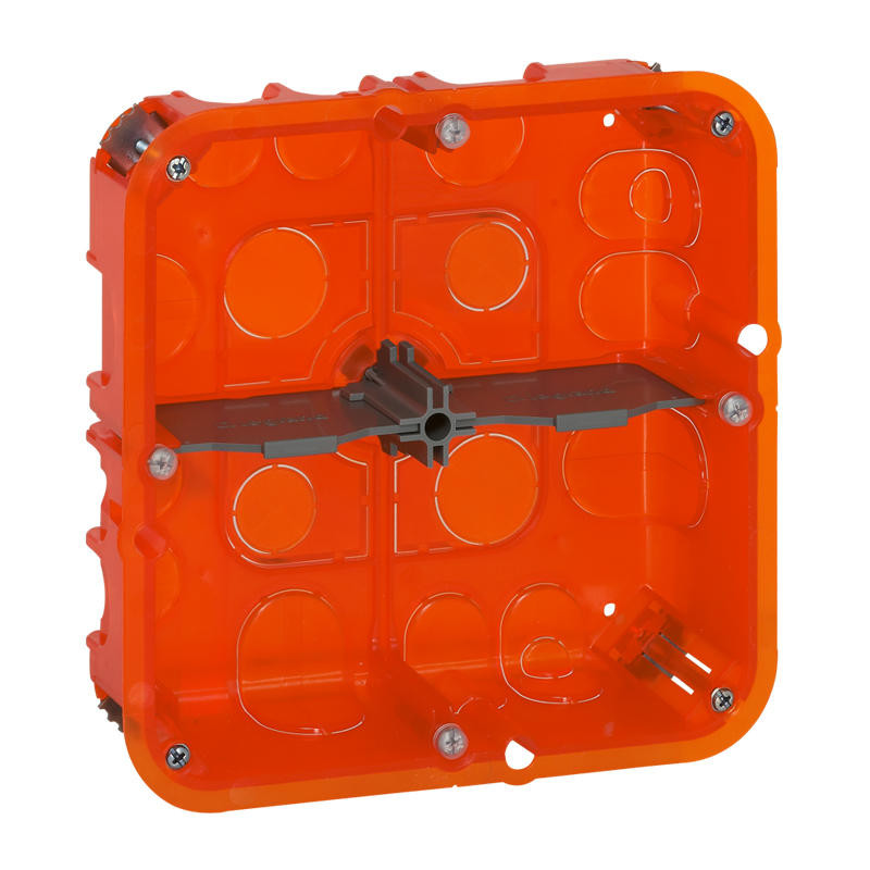 Boîte d’encastrement multimatériaux 2×2 postes ou 2×4 à 5 modules – Batibox – 080124 – Legrand