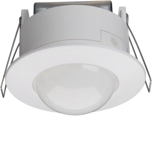 Détecteur de mouvement infrarouge plafond semi-encastré 360° - Blanc -52371 - Hager