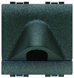 Sortie de câble 2 modules - Anthracite - Livinglight - L4954 - BTicino