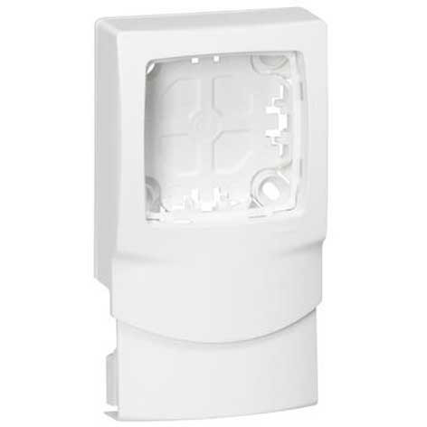 Cadre appareillage saillie 1 poste pour pose sur moulure - DLPlus - Blanc - 031456 - Legrand