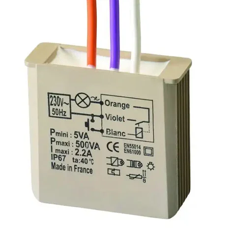 Télévariateur encastrable 500W - MTV500E - Yokis