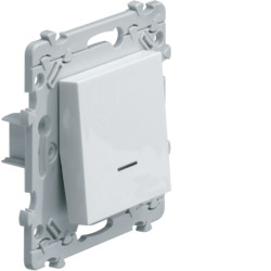 Mécanisme bouton poussoir Essensya à voyant - 10+1F - WE023 - Hager