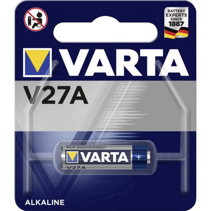 Pile alcaline V27A dioxyde de manganèse 19 mAh 12 V - 4227 - Varta
