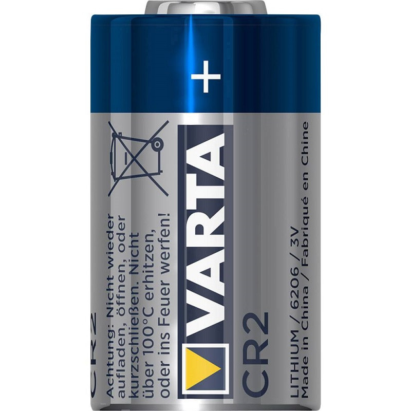 Pile photo CR 2 lithium 880 mAh 3 V – 6206 – Varta