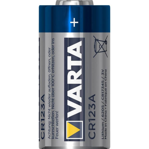 Pile photo CR123A lithium 11430 mAh 3 V - 6205 - Varta