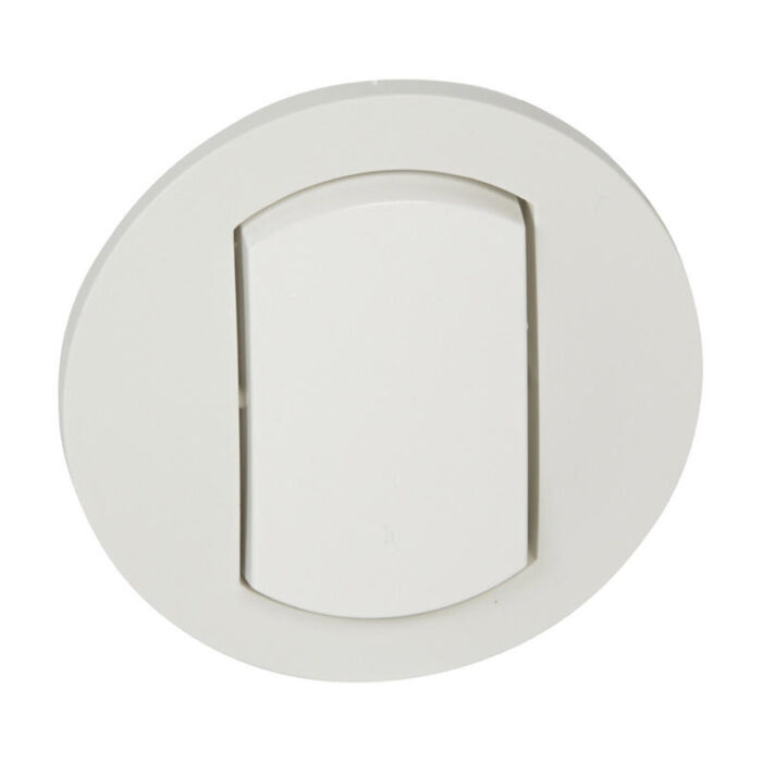 Enjoliveur simple IP44 - Céliane - Blanc - 067801 - Legrand