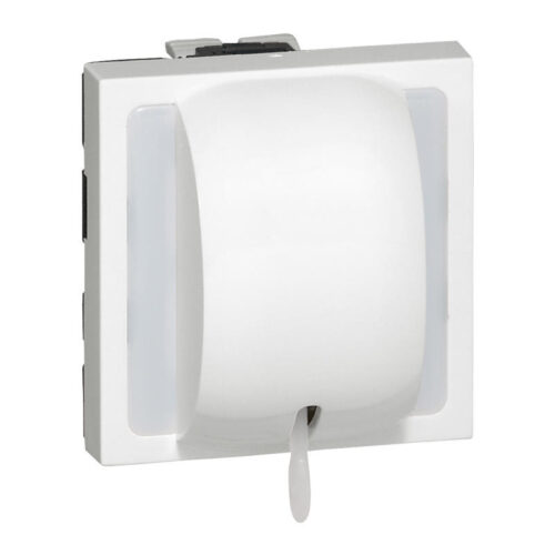 Poussoir inverseur à tirage 6AX 250V~ 2 modules - Mosaic - Blanc - 077044 - Legrand