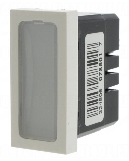 Voyant simple antimicrobien 230V 1W 1 module - Mosaic - Blanc - 078501 - Legrand