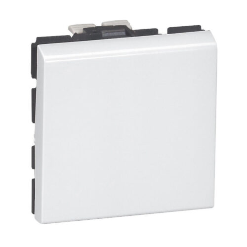 Poussoir inverseur 6AX 250V~ 2 modules - Mosaic - Blanc - 077041 - Legrand