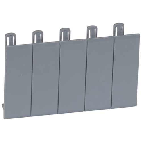 Obturateur 5 modules sécables - Gris foncé L746A - 001961 - Legrand