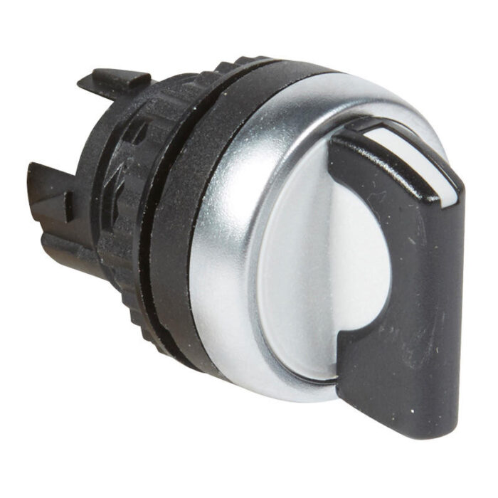 Bouton tournant non lumineux à manette noire Osmoz - 023915 - Legrand