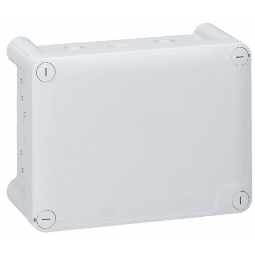 Boîte de dérivation rectangulaire pour presse-étoupe Plexo dimensions 155x110x74mm - Gris RAL7035 - 092044 - Legrand