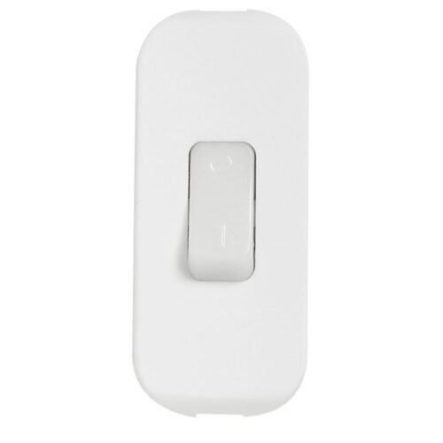 Interrupteur à bascule 2A 250V~ à touche luminescente et coupure bipolaire - Blanc - 040187 - Legrand