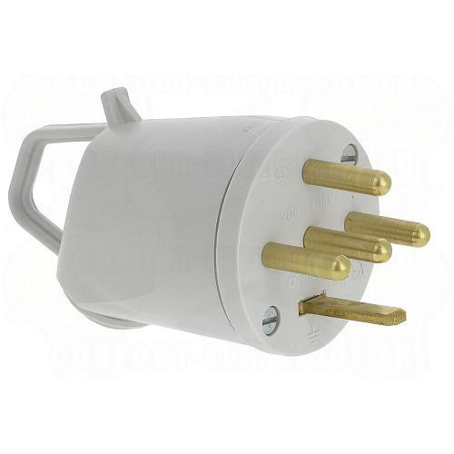 Fiche 3P+T 32A 400V~ - Gris - 055855 - Legrand