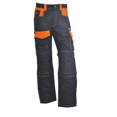 Pantalon de travail Elite - Anthracite/orange - Taille 50 - PMPE450 - Vepro