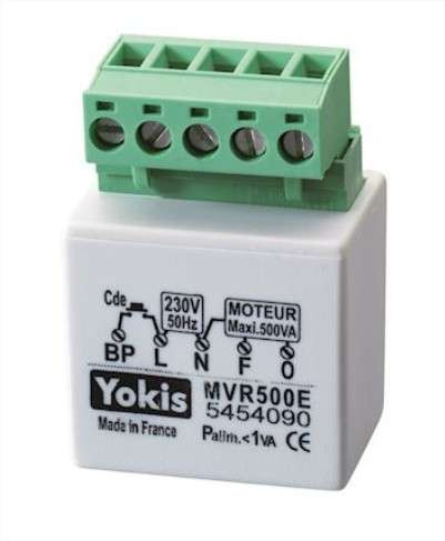 Micromodule filaire pour volets roulants - MVR500E - Yokis