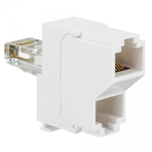 Double prises RJ45 sorties réseau informatique - 032748 - Legrand
